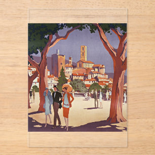 Invitations En Acrylique Art d'été vintage Grasse