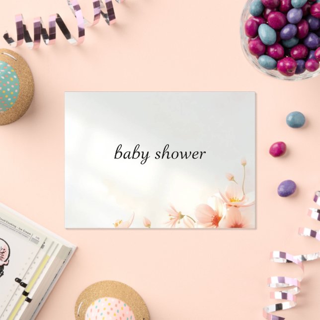 Invitations En Acrylique Baby Shower – Célébration d'un petit miracle (Insitu (Célébration))