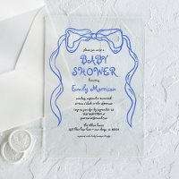 Baby Shower Garçon Arc-en-Ciel Fantaisie Bleu Orig