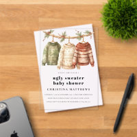 Baby shower hivernal moche doux