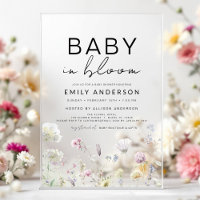 Bébé fleur sauvage en Fleur Baby shower Boho Garde