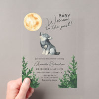 Bienvenue dans la meute ! Baby Shower Loup