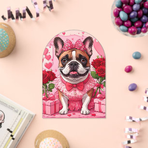 Invitations En Acrylique Bouledogue Français Amoureux French Bulldog