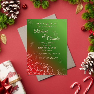 Invitations En Acrylique Carte d'invitation de mariage