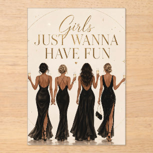 Invitations En Acrylique Carton d'invitation pour enterrement de vie de jeu
