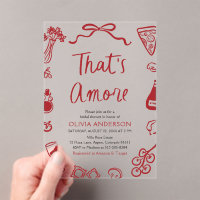 C'est Amore Whimsical Pizza italienne Fête des mar