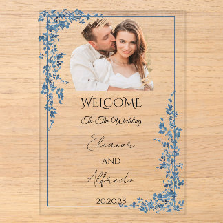 Invitations En Acrylique Conception personnalisée en acrylique + photo