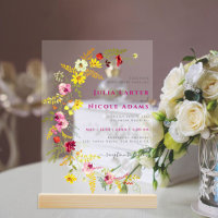 Couronne de fleurs d'orchidées sauvages rose viole
