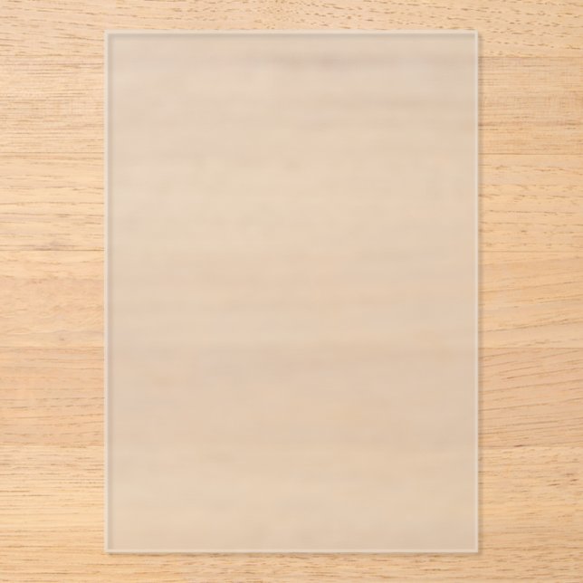 Invitations En Acrylique Créez votre propre (Recto)