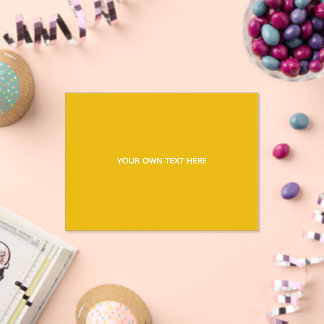 Invitations En Acrylique Créez Votre Propre Conception Personnalisée Jaune
