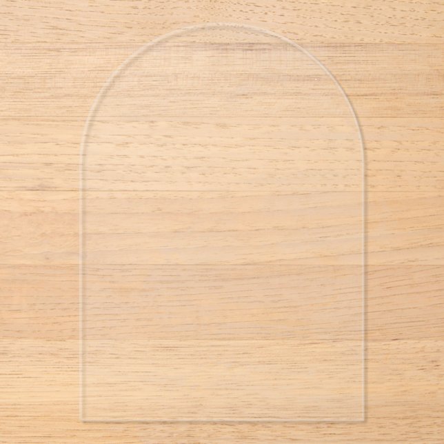 Invitations En Acrylique Créez votre  raquette de Pickleball blanche (Recto)