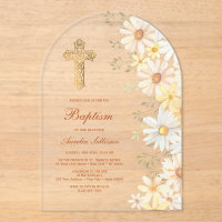 Daisies Arch Baptême