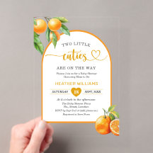 Deux petites mignonnes sont en route Baby Shower