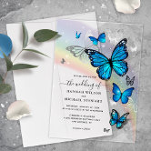 Porte-cartes Mariage Papillon Pastel – Lieu Photo, Faveurs, Thème Printemps, 10 Pièces