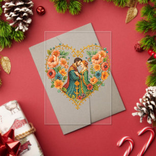 Invitations En Acrylique Elegant  Love Heart