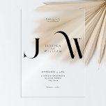 Invitations En Acrylique Élégant minimaliste moderne Mariage givré<br><div class="desc">Faire-part de mariage minimaliste moderne givré. Caractéristiques d'élégante typographie monographique et design graphique minimal. Personnalisez le texte avec tous les détails de votre journée spéciale.</div>