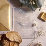 Invitations En Acrylique Élégante calligraphie moderne Mariage crémeux<br><div class="desc">Lien ici Pour voir Zazzle Review Ce produit https://www.youtube.com/watch?v=R1R26IzwDDg ***cette conception fait partie d'une collection*** _____________________________________________________________________________________________________________________________________________________________________________ __________ *si vous avez des questions de DESIGN ou si vous avez besoin de plus de conceptions ou d'options, veuillez me contacter ____________________ *si vous avez des questions de LIVRAISON ou de PRODUCTION, contactez ZAZZLE...</div>