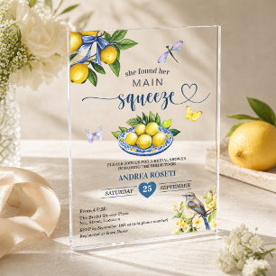 Invitations En Acrylique Elle a Trouvé Son Grand Amour Enterrement de Vie d