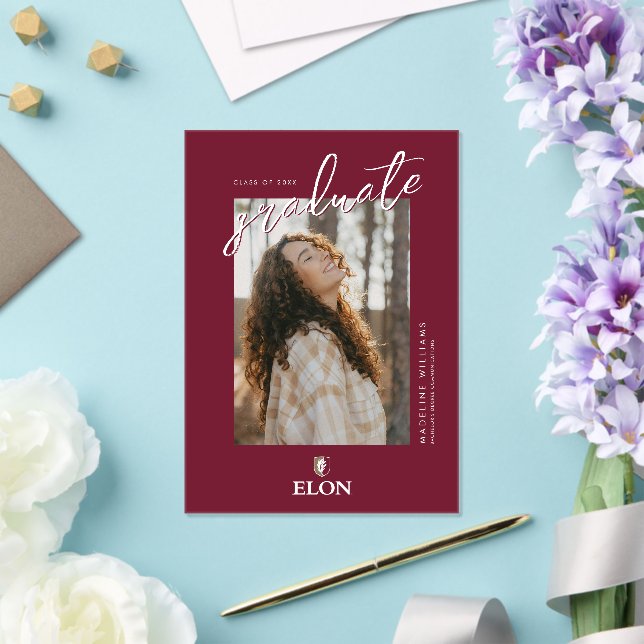 Invitations En Acrylique Elon | Diplômé 20XX (Insitu (Mariage))