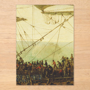 Invitations En Acrylique Embarquement de l'Électeur palatin