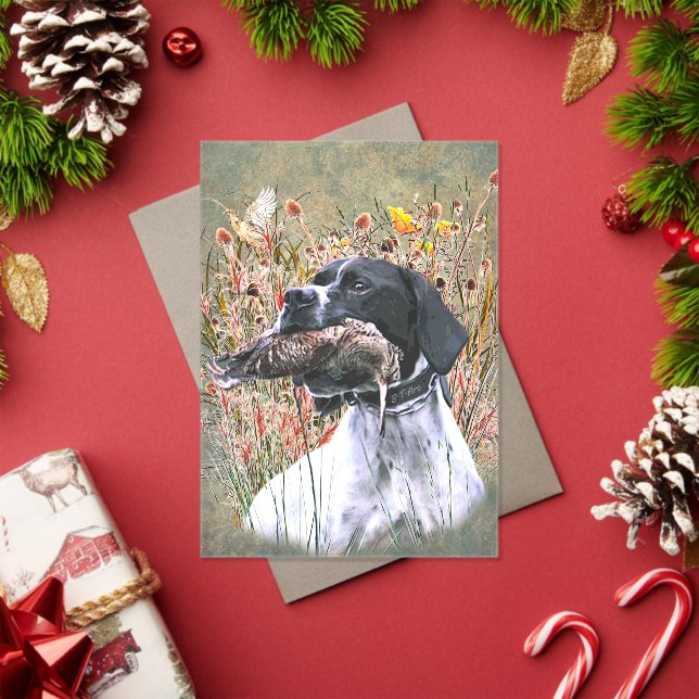 Invitations En Acrylique English pointer (Insitu (vacances))