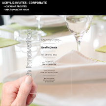 Événements d'entreprise Acrylic Clear Tech Innovat