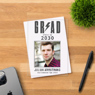 Invitations En Acrylique Faire annonce de remise de diplôme avec photo 2026