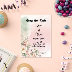 Invitations En Acrylique faire-part-de-mariage-acrylique-aquarelle