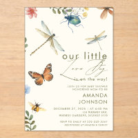 Fête bébé Boho Love Bug Insectes Libellule