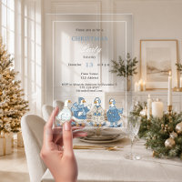Fête de Noël claire bleu oie