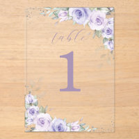 Fête des mariées de Mariage floral pourpre Numéro