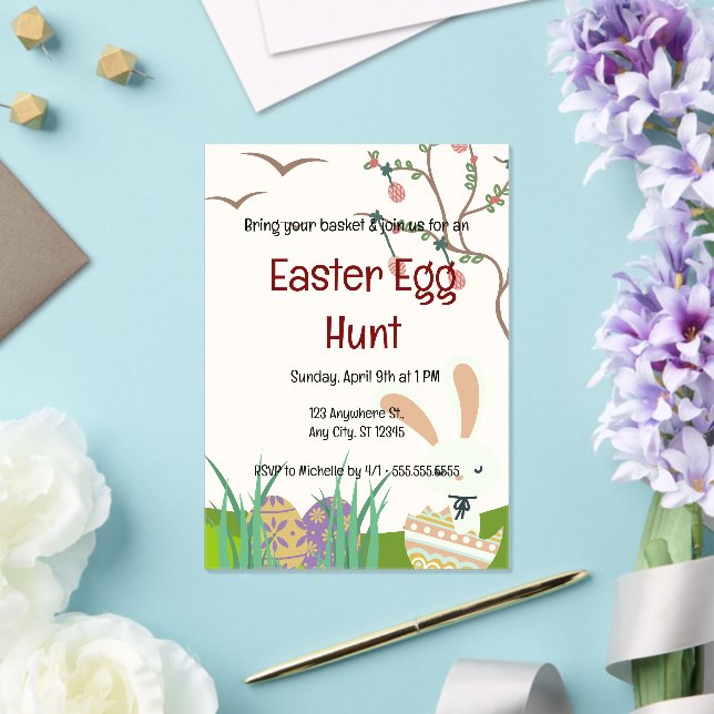 Invitations En Acrylique Fêter Pâques : une journée de joie et de renouveau (Insitu (Mariage))