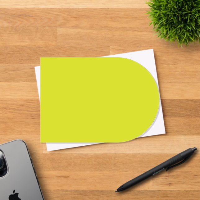 Invitations En Acrylique Flat Yellow Background – Back-to-School Texture (Insitu (Carte d'invitation))