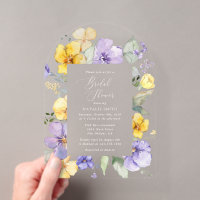 Fleurs violettes, Fleurs jaunes, Lancer de bouquet