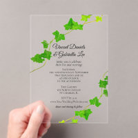 Green English Vine Mariage