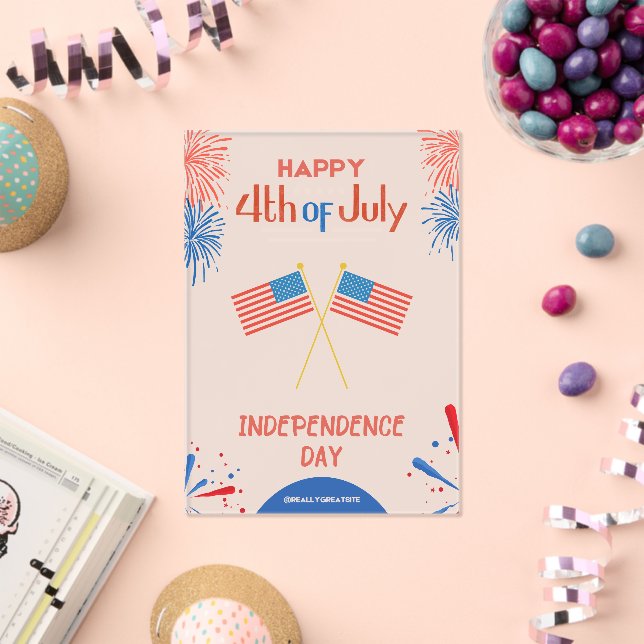 Invitations En Acrylique #Happy4thOfJulyIndependenceDayAcryliqueInvitation (Insitu (Célébration))