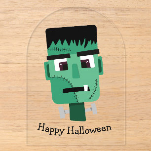 Invitations En Acrylique Illustration du monstre de Frankenstein