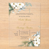 Invitación en Español para boda