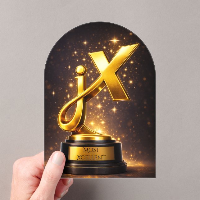 Invitations En Acrylique jenXcellence Award Funny Merch (In situ (ordinateur de poche))
