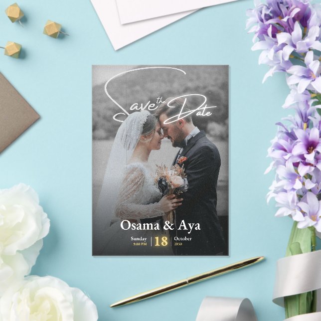 INVITATIONS EN ACRYLIQUE JOUR DE MARIAGE 2026 (Insitu (Mariage))