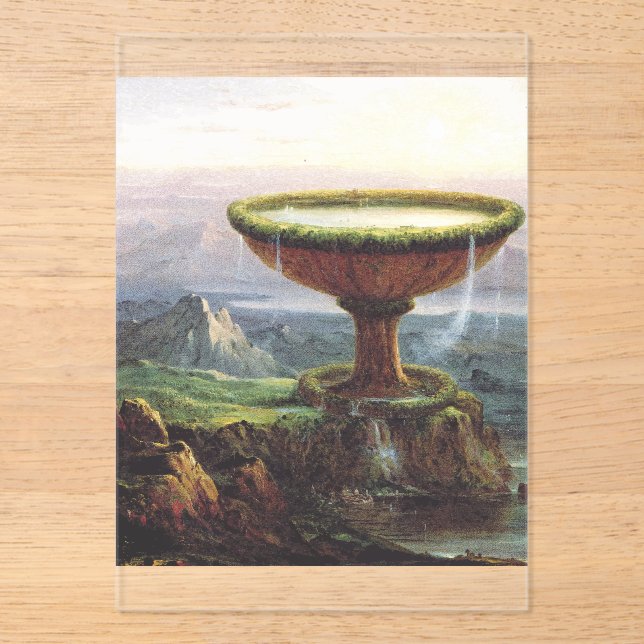 Invitations En Acrylique La coupe du Titan par Thomas Cole (Recto)