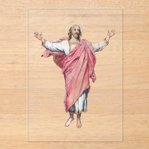 Invitations En Acrylique La Résurrection du Christ Chefs-d'œuvre sacré 
