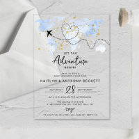 "Laissons Commencer L'Aventure !" Baby shower Cart