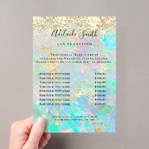 Invitations En Acrylique liste de prix de conception en opale