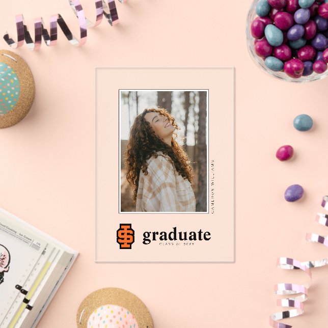 Invitations En Acrylique Logo de l'Université d'État de l'Idaho (Insitu (Célébration))