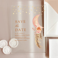 Lune Descendante Florale Terreuse Mariage Date à R