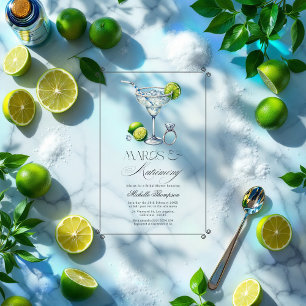 Invitations En Acrylique Marges et Fêtes des mariées de mariage transparent