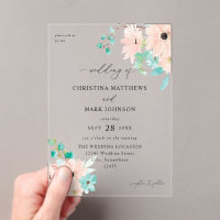 Mariage à la menthe verte et rose