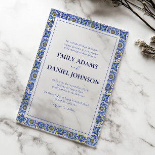 Invitations En Acrylique Mariage de Destination Espagnol Mexicain Talvera F