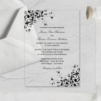 Mariage Élégant Noir & Blanc en Spirales